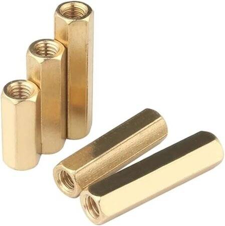 M2.5 11mm Female-Female Spacer (Standoff) Hexagon Copper Stud - 3