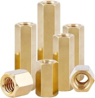 M2.5 11mm Female-Female Spacer (Standoff) Hexagon Copper Stud - 4