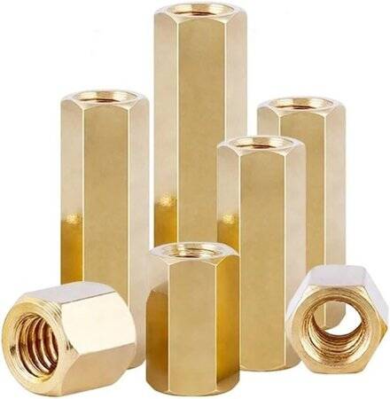 M2.5 15mm Female-Female Spacer (Standoff) Hexagon Copper Stud - 4