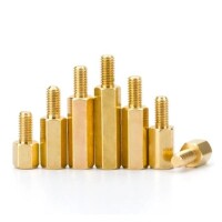 M2.5 16mm Female-Male Spacer (Standoff) Hexagon Copper Stud-M2.5 16mmFemale + 6mm Male - 1