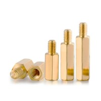 M2.5 18mm Female-Male Spacer (Standoff) Hexagon Copper Stud-M2.5 18mmFemale + 6mm Male - 1