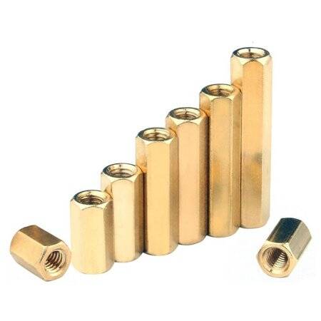 M2.5 19mm Female-Female Spacer (Standoff) Hexagon Copper Stud - 1