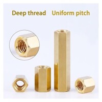 M2.5 30mm Female-Female Spacer (Standoff) Hexagon Copper Stud - 2