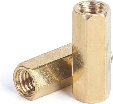 M2.5 35mm Female-Female Spacer (Standoff) Hexagon Copper Stud - 2