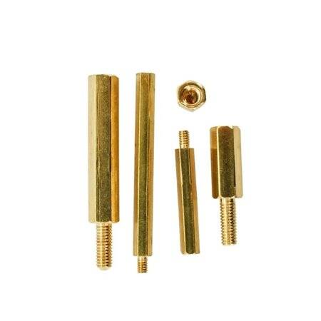 M2.5 4mm Female-Male Spacer (Standoff) Hexagon Copper Stud-M2.5 4mmFemale + 4mm Male - 4