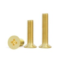 M2.5 8mm Brass Cross Pan Head Screw - 1