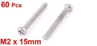 M2x15 304 Stainless Steel Cross Recessed Pan Head Screws Phillips Screws - 3