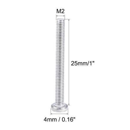 M2x25 304 Stainless Steel Cross Recessed Pan Head Screws Phillips Screws - 3