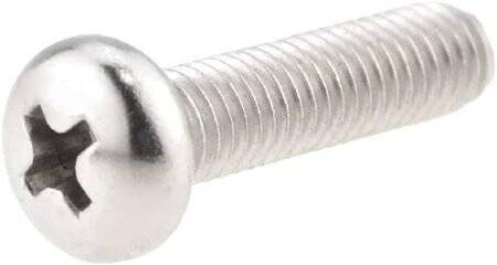 M2x4 304 Stainless Steel Cross Recessed Pan Head Screws Phillips Screws - 2