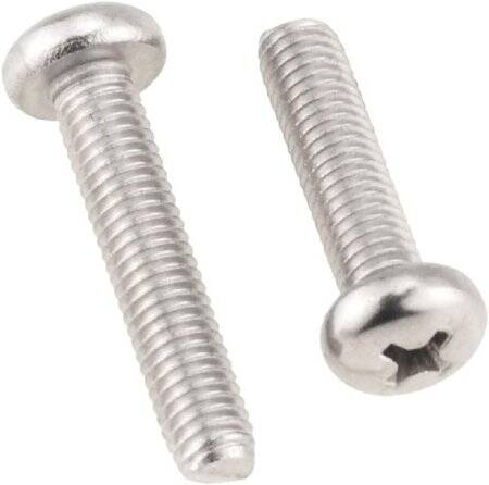 M2x4 304 Stainless Steel Cross Recessed Pan Head Screws Phillips Screws - 3