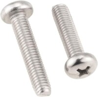 M2x5 304 Stainless Steel Cross Recessed Pan Head Screws Phillips Screws - 3