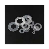 M2x5x0-3mm White Nylon Flat Washer - 2