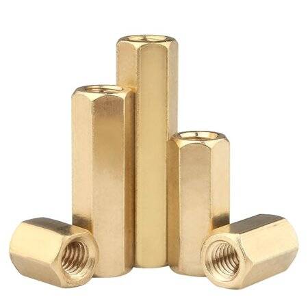 M3 100mm Female-Female Spacer (Standoff) Hexagon Copper Stud - 2