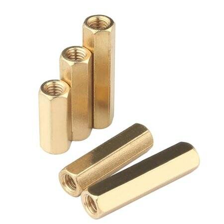 M3 100mm Female-Female Spacer (Standoff) Hexagon Copper Stud - 3