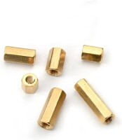 M3 14mm Female-Female Spacer (Standoff) Hexagon Copper Stud - 3