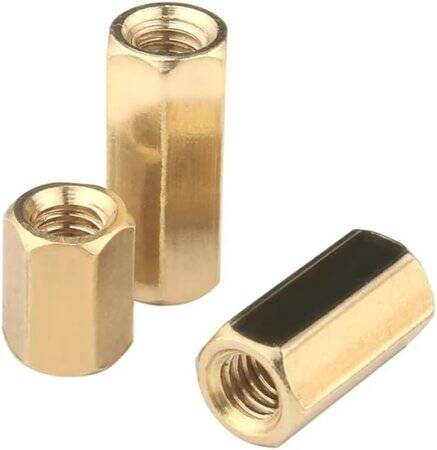 M3 14mm Female-Female Spacer (Standoff) Hexagon Copper Stud - 4