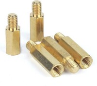 M3 15mm Female-Male Spacer (Standoff) Hexagon Copper Stud-M3 15mmFemale + 6mm Male - 4