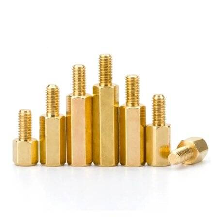 M3 27mm Female-Male Spacer (Standoff) Hexagon Copper Stud-M3 27mmFemale + 6mm Male - 1