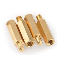 M3 27mm Female-Male Spacer (Standoff) Hexagon Copper Stud-M3 27mmFemale + 6mm Male - 3