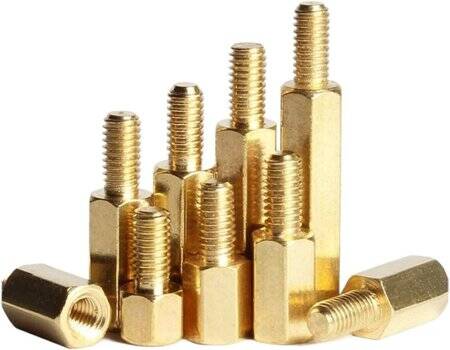 M3 29mm Female-Male Spacer (Standoff) Hexagon Copper Stud-M3 29mmFemale + 6mm Male - 1