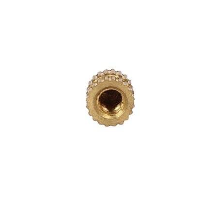 M3 3x5.3mm Brass KnurLed Injection Molding Nut OD=5.3mm - 3