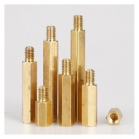 M3 4mm Female-Male Spacer (Standoff) Hexagon Copper Stud-M3 4mmFemale + 6mm Male - 1