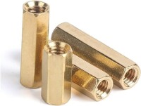 M3 8mm Female-Female Spacer (Standoff) Hexagon Copper Stud - 3