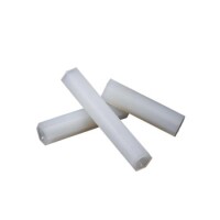 M3x20mm White Nylon Double Pass Hexagonal Column Isolation Column - 1