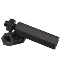 M3x45+6mm Black Hexagonal Nylon Column Single Head - 2