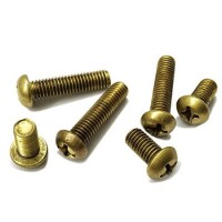 M4 10mm Brass Cross Pan Head Screw - 2