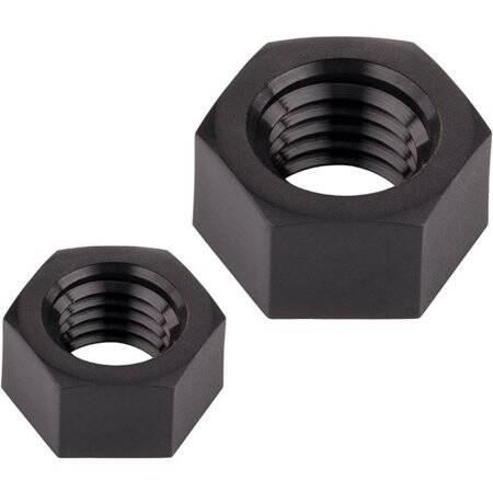 M5 Black Hexagonal Nylon Nut - 1