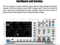 MCH DS-2300CA 300MHz Color Display 1GSa/s Sampling 2 Channel Digital Oscilloscope EU Plug - 3