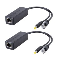 Mirco USB 100M PoE Splitter 48V To 12V 1A 00 - 1