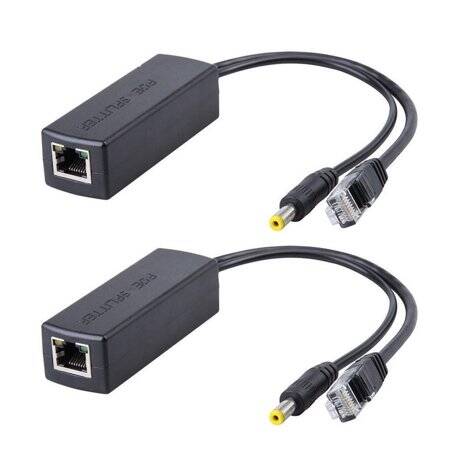 Mirco USB 100M PoE Splitter 48V To 12V 1A 00 - 1