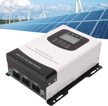 MPPT 40A 12V/24V/48V/72V/96V Intelligent LCD Solar Controller - PV Voltage 0V-230V - 5