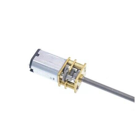 N20-M4 X 55 12V 100RPM Coarse And Long Reduction Motor N20 Screw Geared Motor Miniature Thread Motor - 2