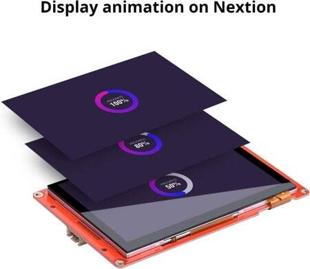 Nextion NX4827P043-011C 4.3 Inch Capacitive Touch Screen With Protective Shell - 4