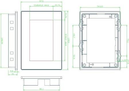 Nextion NX4827P043-011C-Y 4.3 Inch Capacitive Touch Screen With Protective Shell - 3