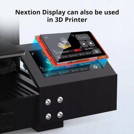 Nextion NX4827P043-011R 4.3 Inch Resistive Touch Screen With Protective Shell - 5