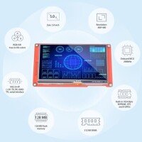 Nextion NX8048P050-011R 5.0 Inch Resistive Touch Screen - 2