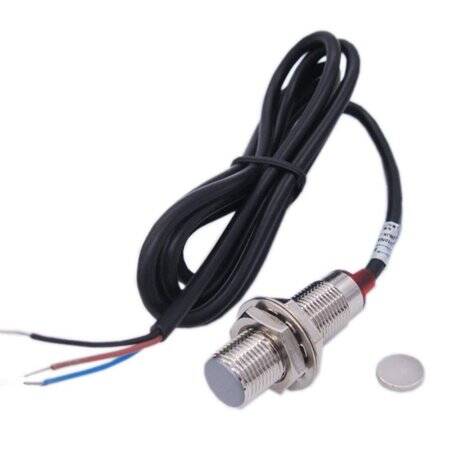 NJK-5002A DC5-30V Hall Sensor Proximity Switch Not:e Sensing Distance 10mm (Effective Sensing Distance 0-10MM) Random Wire Color - 3