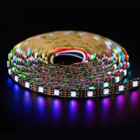 Non-Waterproof 12V WS2815 RGB5050 Black SMD LED Strip 60 LED/Meter Flexible 5M/Roll IP30 - 2