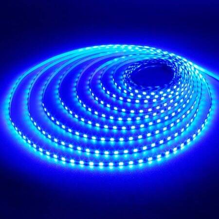 Non-Waterproof Blue 2835 12V SMD LED Strip 60 LED/Meter Flexible 5M/Roll - 1