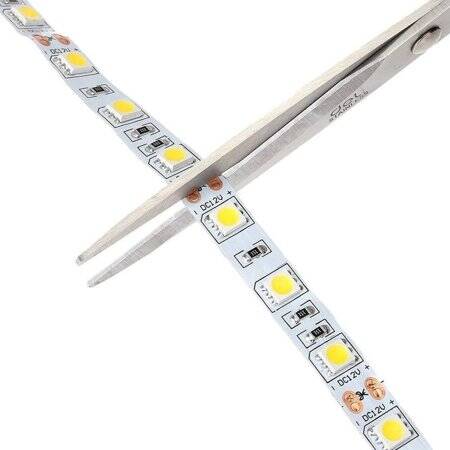 Non-Waterproof Cold White 2835 12V SMD LED Strip 60 LED/Meter Flexible 5M/Roll - 3