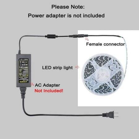 Non-Waterproof FC0B Ra09 3000K Warm White 12V SMD LED Strip 416 LED/Meter Flexible 5M/Roll 8mm Wide - 3