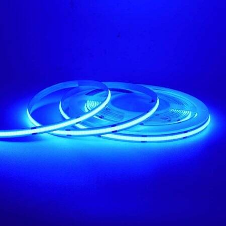 Non-Waterproof FC0B Ra09 6000K Cold White 12V SMD LED Strip 528 LED/Meter Flexible 5M/Roll 8mm Wide - 2