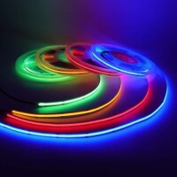 Non-Waterproof FC0B Ra09 6000K Cold White 12V SMD LED Strip 528 LED/Meter Flexible 5M/Roll 8mm Wide - 4