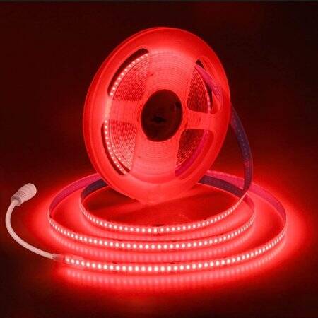 Non-Waterproof Red 2835 12V SMD LED Strip 60 LED/Meter Flexible 5M/Roll - 1