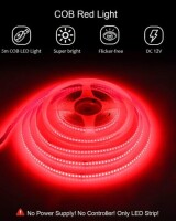 Non-Waterproof Red 2835 12V SMD LED Strip 60 LED/Meter Flexible 5M/Roll - 3