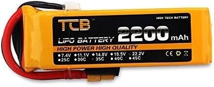 Orange TCB 11.1V 1100MAH 25C Model Airplane Lithium Battery JST Female - 5